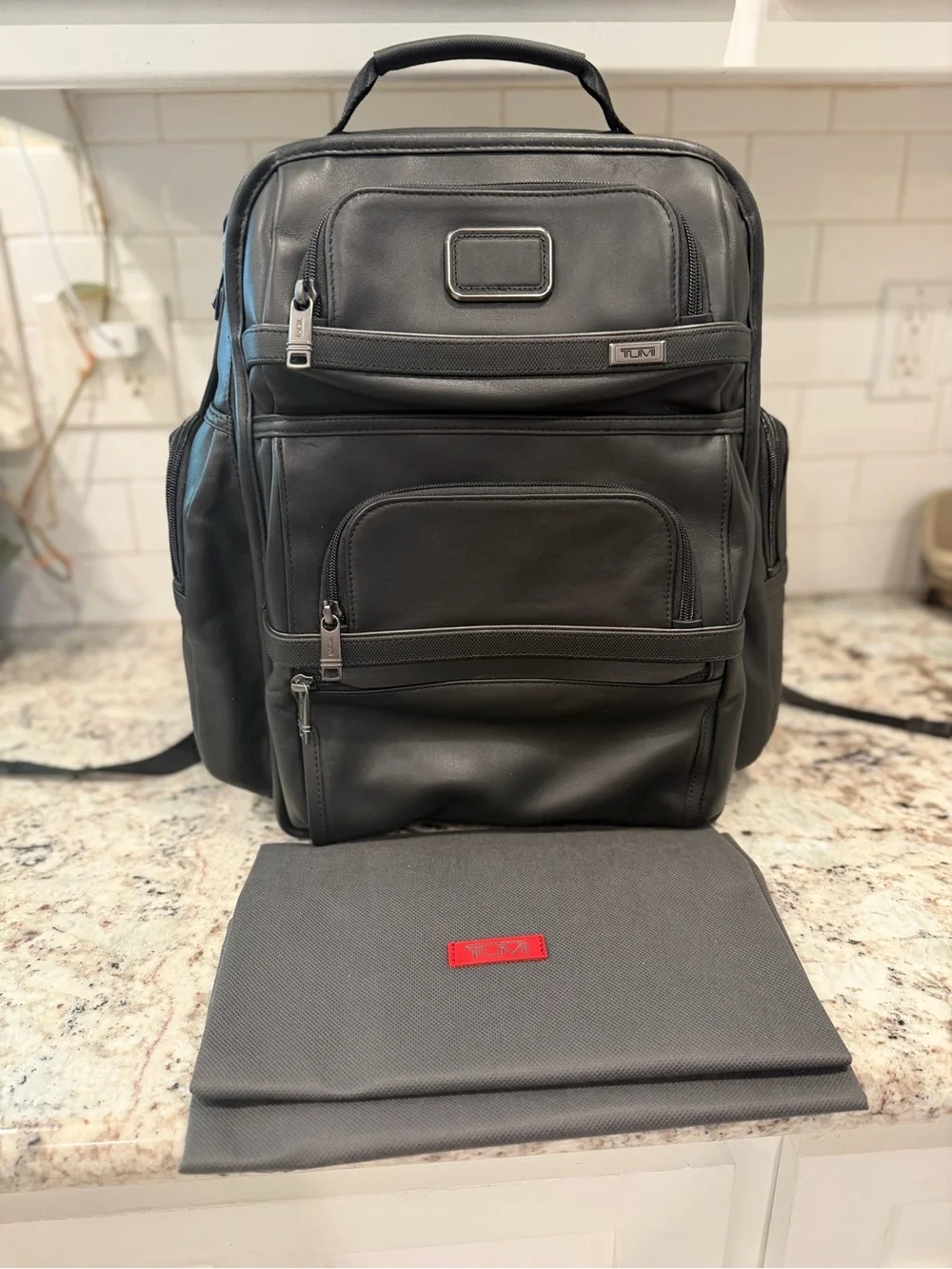 Tumi structured backpack